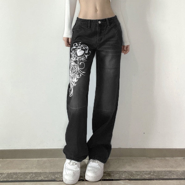 Low-Rise Vintage Trousers