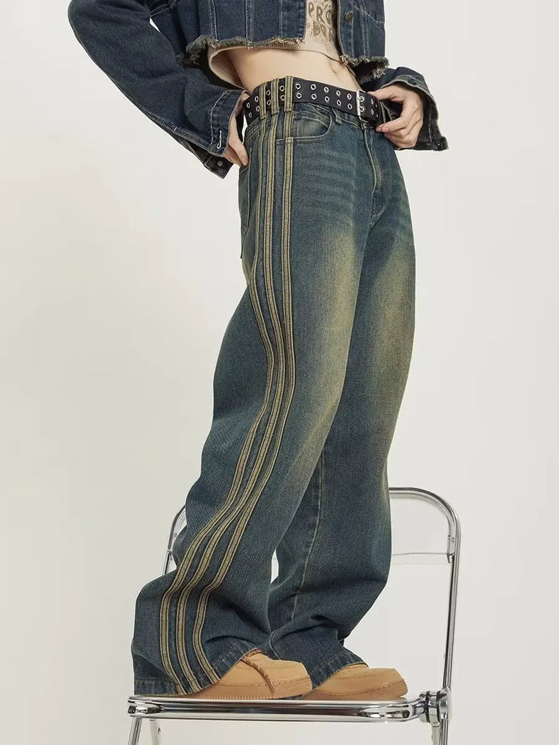 2000s Classic Heritage High-Rise Bell Leg Denim