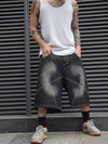 2000s Relaxed Reverse Rinse Denim Shorts