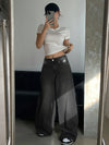 Elegant High-Rise Bell Leg Denim