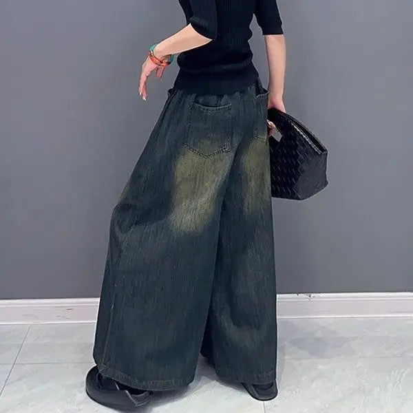 Heritage Chinese Style Peacock Stitchwork Denim alternatif görünüm