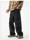 Timeless Fit Rinse Denim Bell Leg Utility Denim