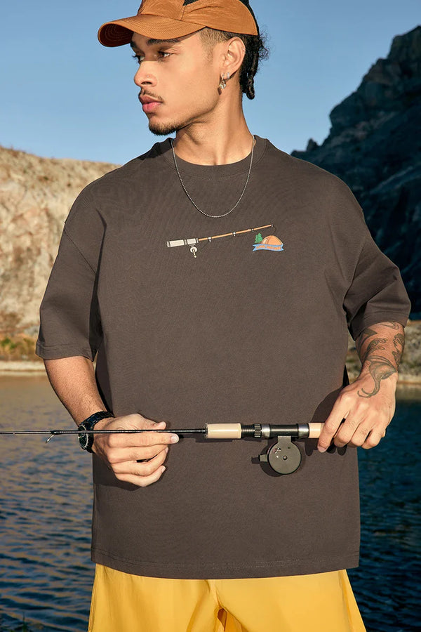 Nature's Real Fishing Heat-Wave T-Shirt alternatif görünüm