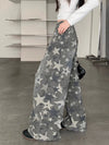 Camo Destroyed Easy Cut Boyfriend Denim