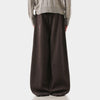 Creased Wool Palazzo Trousers