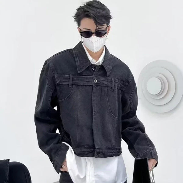 Versatile Seoul Washed Denim Jacket