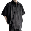 Oversize Çiçek Desenli Gömlek, önden görünüm — Navra Wear