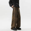 Metro Wild Print Bell Leg Denim
