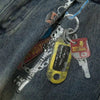 Long-lasting Classic Camo Print Splicing Design Denim