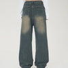 Elevated Plain Tone Classic Relaxed Denim