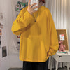 Sade Oversize Uzun Kollu Tişört, arka görünüm — Navra Wear