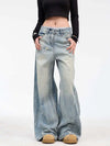 Heritage High-Rise Relaxed Torn Denim