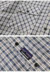 Reversible Plaid Short Sleeve Top