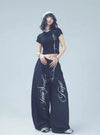 Black Tech Jazz Trousers