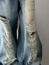 Heritage Torn Urban Beat Bell Leg Denim