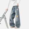 Western Style Stellar Patch Relaxed Denim