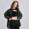 Heritage Plaid Womens Overshirt Long Top