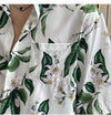 Vintage Palmiye Baskılı Gömlek, stil görünüm — Navra Wear