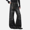 Metro Lightning Pattern Heritage Bell Leg Denim