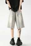Steady Lane Straight Denim Shorts
