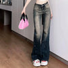 Spicy Girl Style Low Waisted Classic Denim