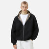 Americana Stitch Zip Boxy Hood