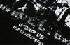 Print Letter Black Cotton Signature Long Sleeve T-Shirt
