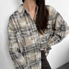 Trendy Plaid Casual Long Sleeve Blouse