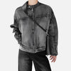 Metro Solid Long Sleeve Denim Jacket