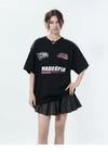 Oversize Sport Tişört, kombin görünüm — Navra Wear