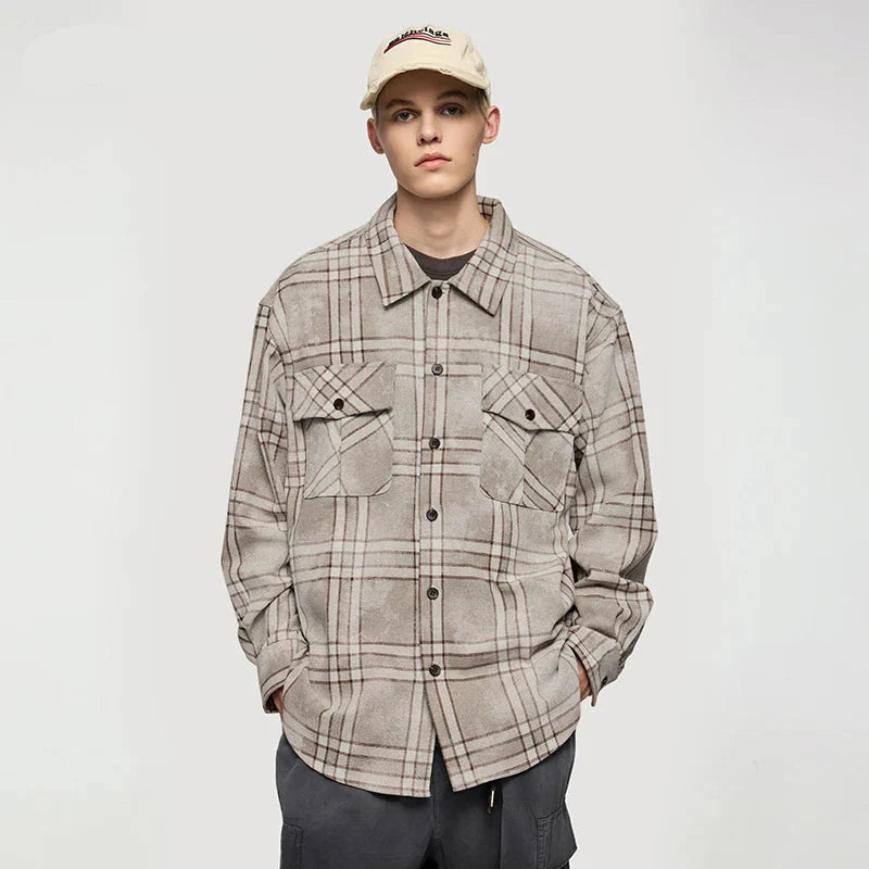 Heritage Plaid Oversized Long Top