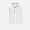 Kore Baskılı Fermuarlı Sweatshirt, yakın çekim — Navra Wear