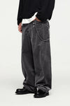 Wide Leg Fitilli Kadife Pantolon, kombin görünüm — Navra Wear