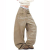 Premium Metro Khaki Relaxed Bell Leg Denim