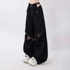 Zip Cargo High-Rise Trousers