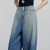 Chic Blue Summer Bell Leg Denim