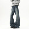 Metro Paint Splash Bell Leg Rinse Denim