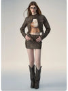 Time-Worn Classic Epoch Collage-Cut Print Nine-Lives T-Shirt