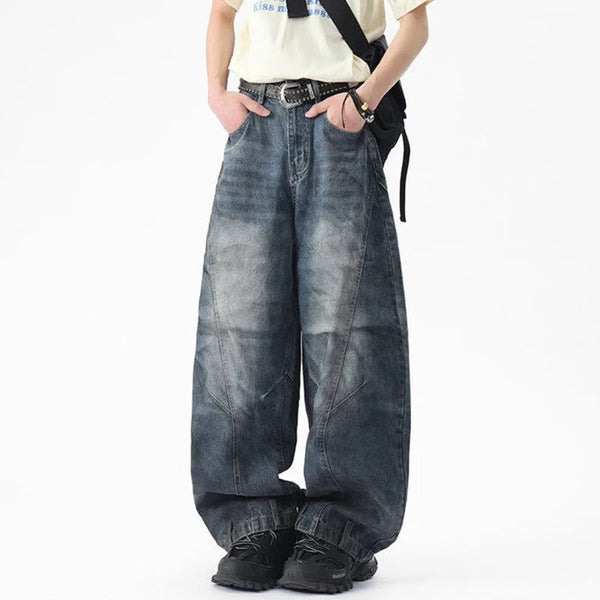 Sleek Weather Fit Rinse Relaxed Bell Leg Denim