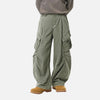 Metro Crinkle Design Street Flare Leg Pants
