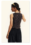 Yıkanmış Crop Top, önden görünüm — Navra Wear