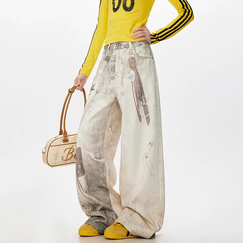 Original Laidback Look Classic Tube Bell Leg Denim
