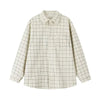 Mens Corduroy Plaid Hip Hop Retro Top