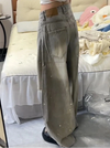Metro Relaxed Heritage Grey High-Rise Wide Denim