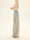 Classic Relaxed Low Waisted Bell Leg Denim