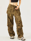 Twotwinstyle Hit Color Relaxed Spliced Denim