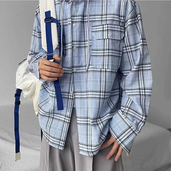 Checkered Hood Energy Mens Shirt alternatif görünüm