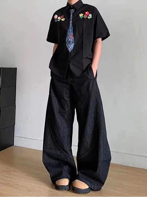 Grid Stitch American Vintage Shirt alternatif görünüm