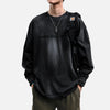 Kanji Worn Print Sweatshirt