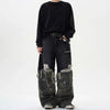 Heritage Woodland Stitched Relaxed Torn Denim